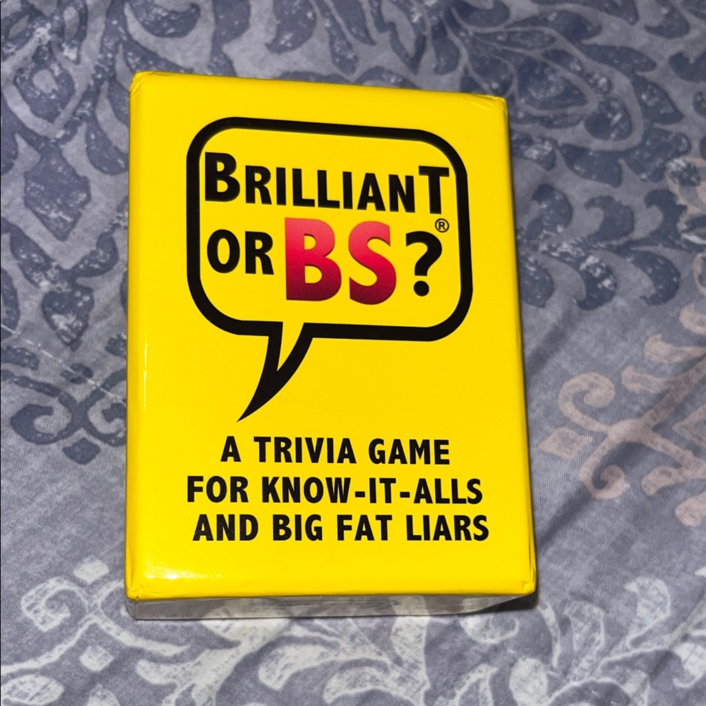 Brilliant or BS? Trivia Game - Yellow
